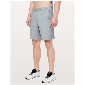 Lululemon Pace Breaker Short *Linerless 9" Heather Allover Sea Salt Light Cast M